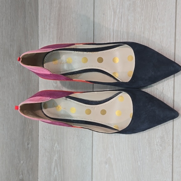 Boden Anthropologie Elegant Multicolor Women's Heels Pointed Toe Heels 41.5/10 - Picture 3 of 14